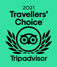 Logotipo Travellers' Choice 2021 de TripAdvisor Torrenigma